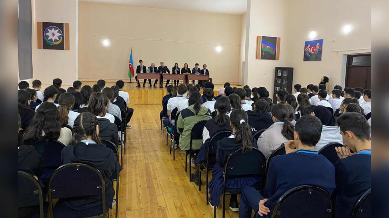 Məktəblilər üçün narkomaniya və dini radikalizm mövzularında maarifləndirici tədbirlər təşkil olunub