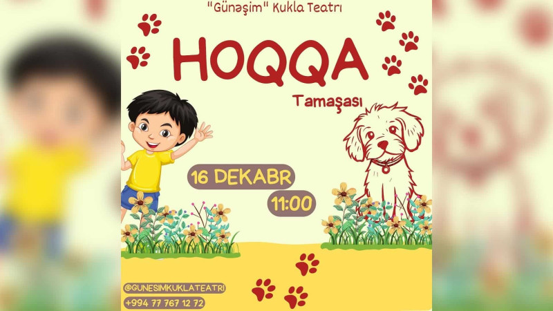 Uşaqlar üçün “Hoqqa” tamaşası nümayiş olunacaq