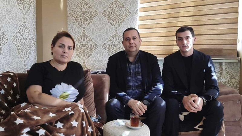 Əlaqələndirmə Mərkəzinin nümayəndələri şəhid anasına baş çəkiblər