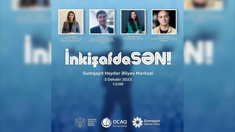 Peşəkar ekspertlərin iştirakı ilə İnkişafdaSƏN! forumu baş tutacaq