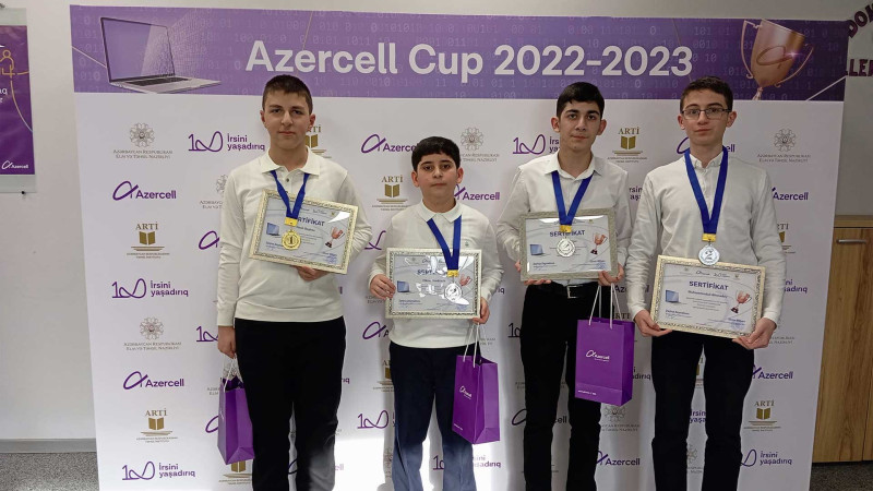 Şagirdlərimiz Azercell Cup müsabiqəsində yüksək performans göstəriblər