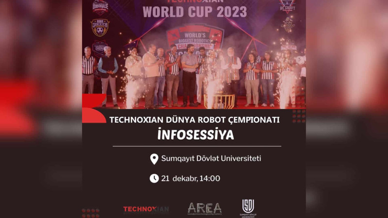 Sumqayıtda tələbələrə Dünya Robot Çempionatından danışılacaq