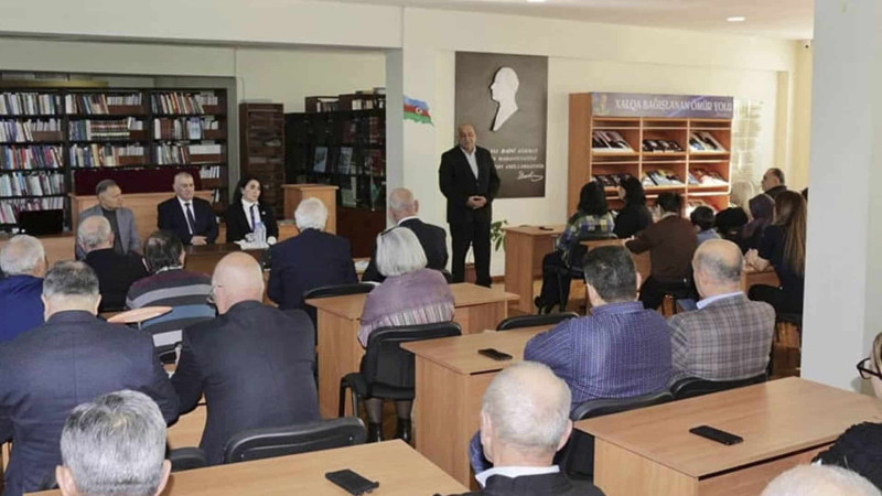 Sumqayıtda Feyzi Mustafayevin yubileyi münasibətilə tədbir keçirilib