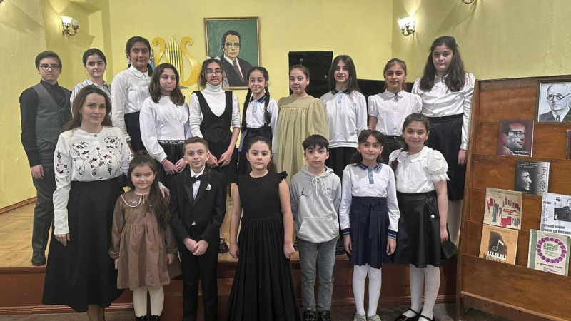 Uşaq Musiqi Məktəbində konsert olub