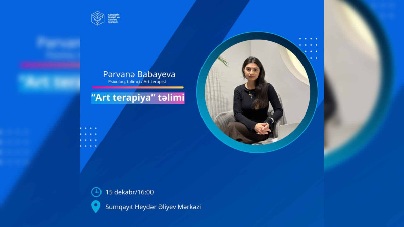 Art-terapiya təliminə qeydiyyat aparılır