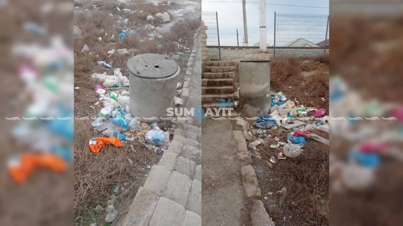 Sakinlər antisanitariya vəziyyətindən narazıdırlar