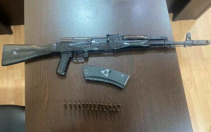 Sumqayıtda Neftçala rayon sakininin üzərində silah-sursat aşkarlanıb