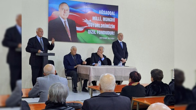 Şəhər ağsaqqalları prezident seçkiləri ilə əlaqədar tədbirdə iştirak ediblər