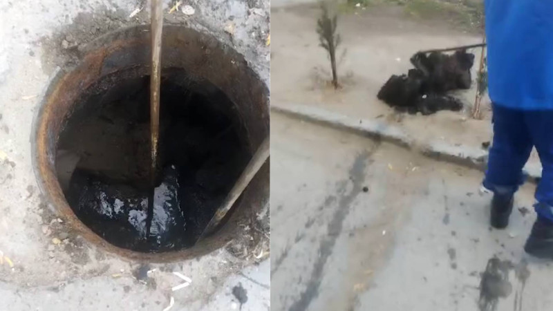 11-ci mikrorayonda kanalizasiya quyuları təmizlənib