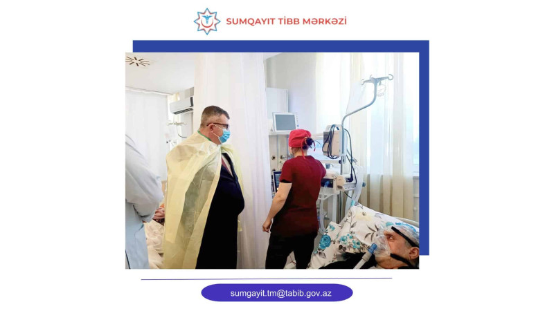 STM-in direktoru 1 nömrəli Xəstəxanaya və Perinatal Mərkəzə baş çəkib