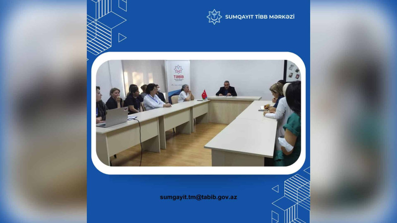 Tibbi heyət təhlükəsizlik qaydaları haqda maarifləndirilib