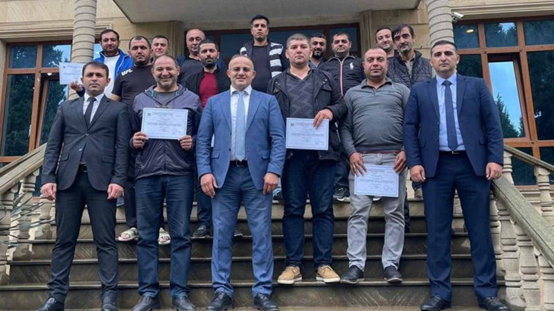 Sumqayıtda 188 taksi sürücüsü şəhadətnamə əldə edib