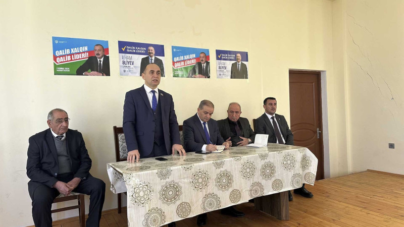 İlham Əliyevin seçkiqabağı təşviqat kampaniyası çərçivəsində görüş keçirilib