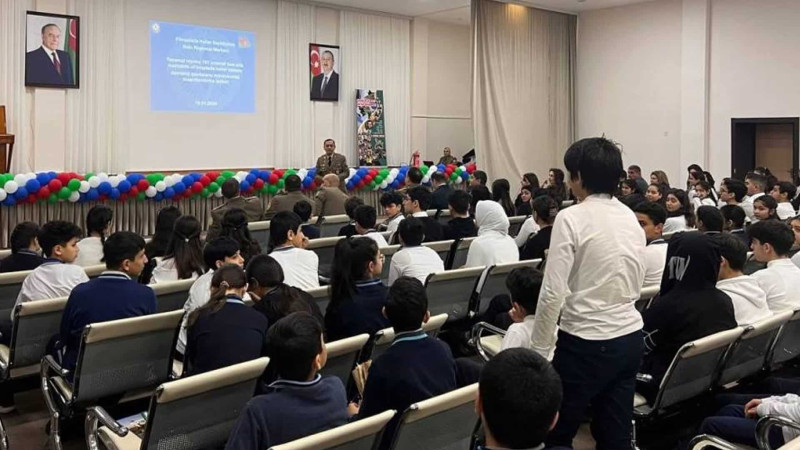 FHN şagirdlərə fövqəladə hallarla bağlı davranış qaydalarını izah edib