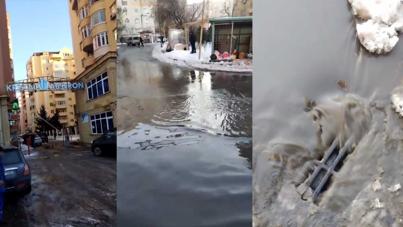 Bir sıra prospekt və küçələr qardan təmizlənib