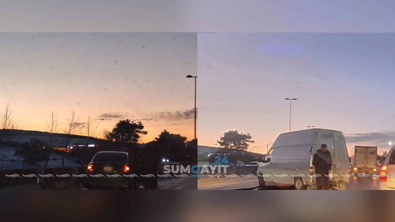 Yollardakı buz qəzalara səbəb olub