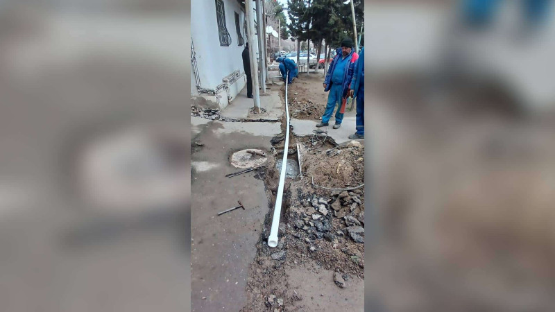 Birləşmiş məhəllədə su xətti çəkilib