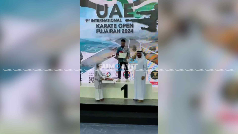 Sumqayıt karate məktəbinin yetirməsi Ərəbistanda bütün rəqiblərini yenib