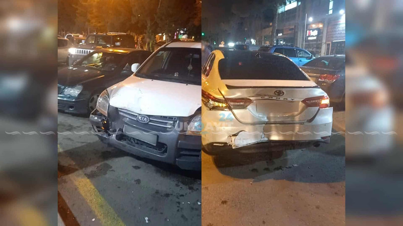 “Ordubad”ın qarşısında 2 maşın toqquşub