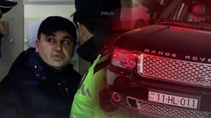 Məmurun yaxın qohumu sərxoş vəziyyətdə avtomobil sürüb