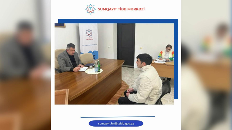 STM-in direktoru Elnur Azadxanov vətəndaşlarla görüşüb