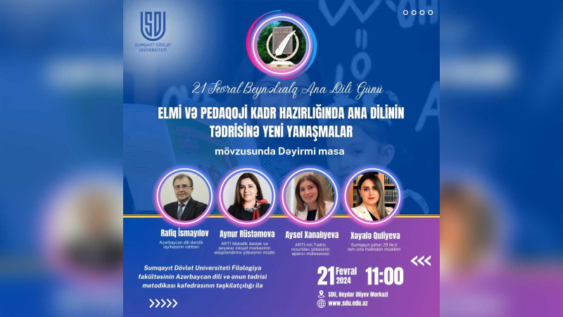 Ana Dili Gününə tədbir hazırlanır