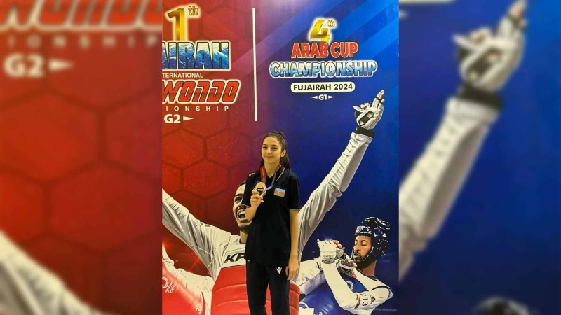 Sumqayıt taekvondoçusu beynəlxalq medala sahiblənib
