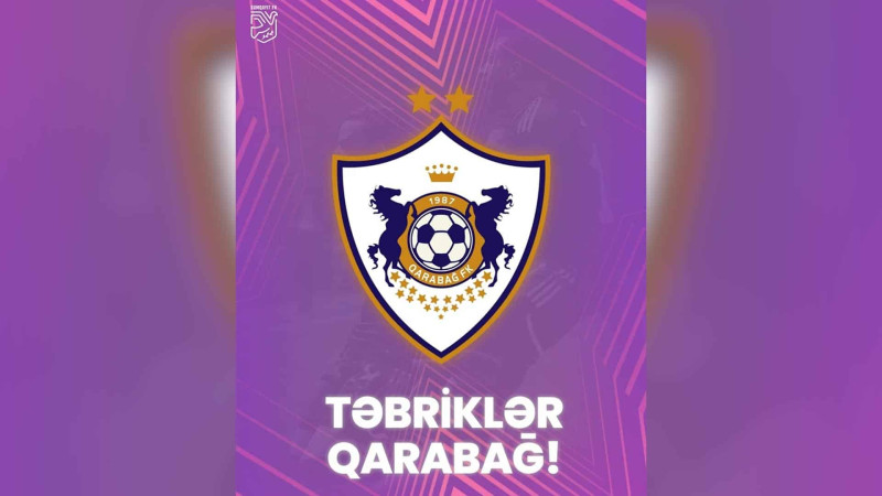 “Sumqayıt” rəqibini təbrik edib