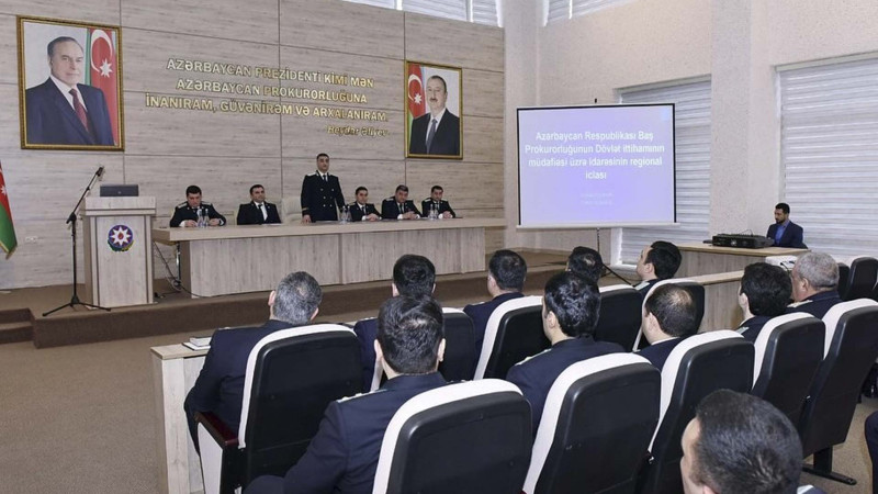 Dövlət ittihamçıları regional iclasda iştirak ediblər