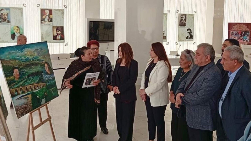 Rəssamlar İttifaqının üzvü Gülnarə Məmmədlinin sərgisi baş tutub