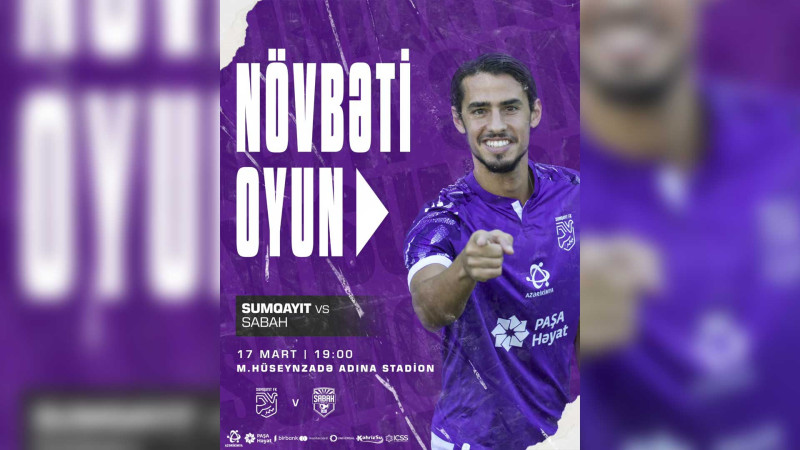 “Sumqayıt” doğma meydanında “Sabah”ı qəbul edəcək