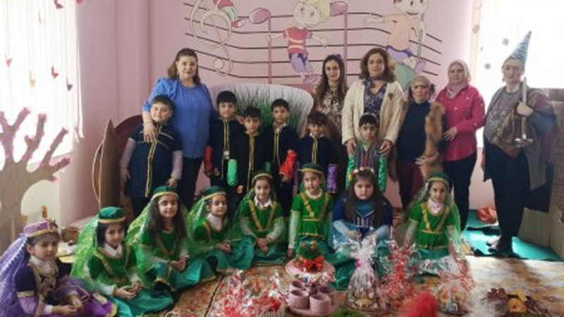 Körpələr evi-uşaq bağçasında Novruz şənliyi təşkil olunub