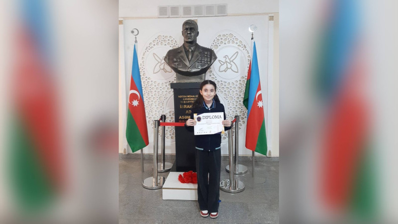 14 nömrəli məktəbin şagirdi beynəlxalq olimpiadanın birincisi olub
