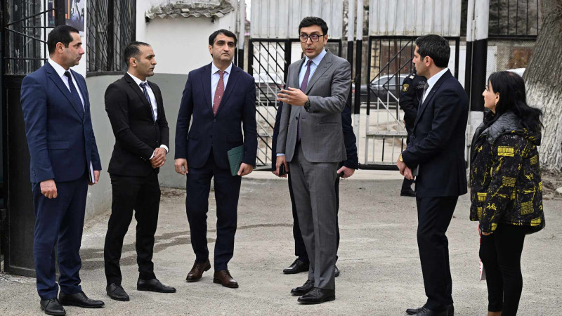 Fərid Qayıbov “Alüminiumçu” İdman Evinin fəaliyyəti ilə tanış olub