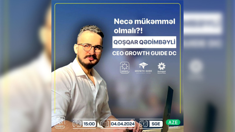 İnkişaf Mərkəzinin rəhbəri Sumqayıtda təlim keçirəcək