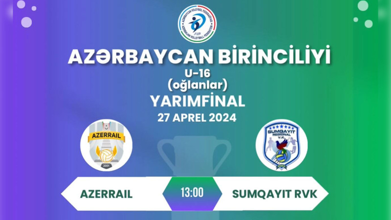 Voleybol üzrə ölkə birinciliyi: “Sumqayıt RVK” final uğrunda mübarizə aparacaq