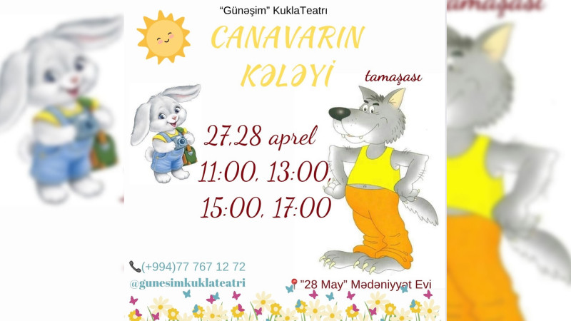 Kukla Teatrı “Canavarın kələyi” tamaşası ilə yenidən qarşınızda