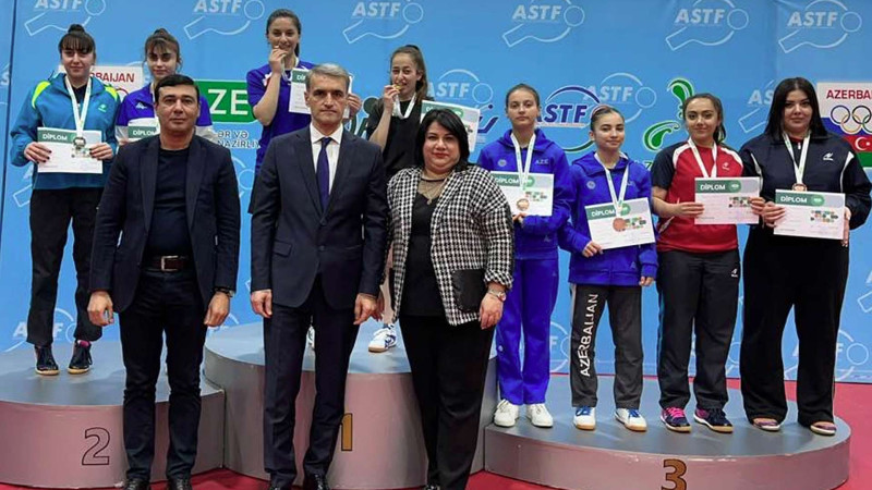 Qadın stolüstü tennisçilərimiz ölkə çempionatının qalibi olublar