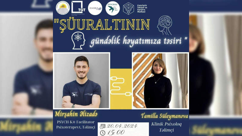 Sumqayıtda gənclərə şüuraltının təsirindən bəhs ediləcək