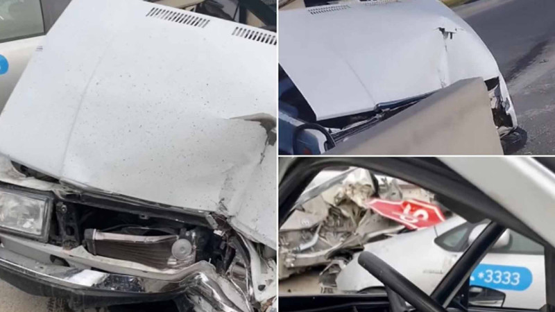Qaydanı pozan sürücü qəza törədib