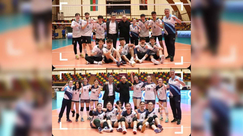 Sumqayıt Regional Voleybol klubunun komandaları bürünc medal qazanıblar