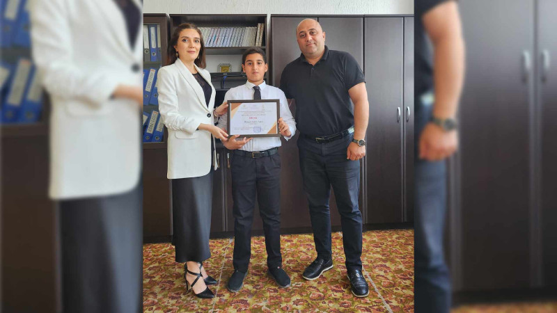 İncəsənət Məktəbinin şagirdi Fəxri Fərmanla təltif olunub