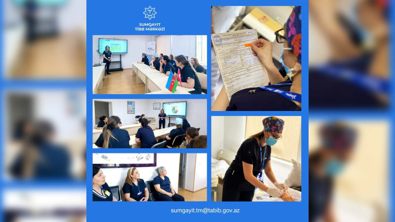Tibb bacıları maarifləndirici seminarda iştirak ediblər