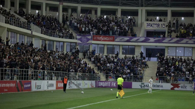 “Sumqayıt”ın oyununu rekord sayda azarkeş izləyib