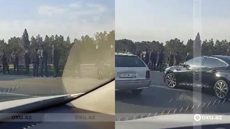 Saray postunda iki “Mercedes” toqquşub