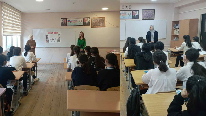 Yeniyetmə qızlara erkən nikahın fəsadlarından bəhs edilib