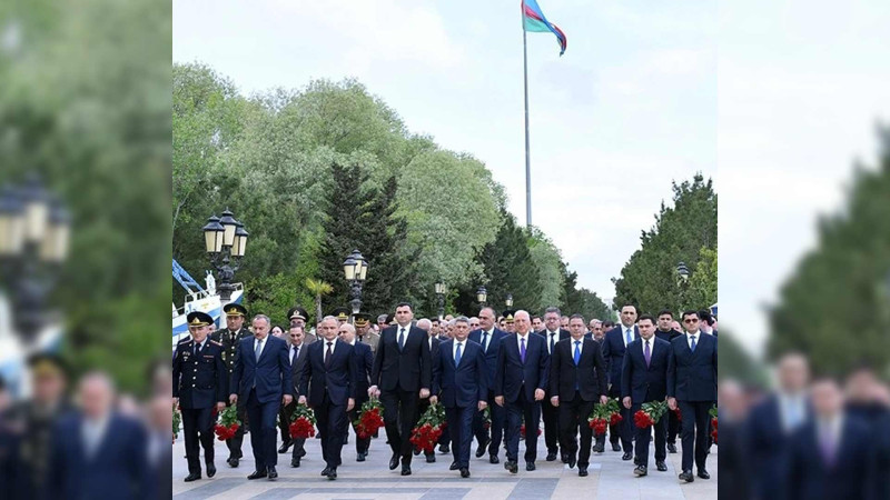 Sumqayıtda ümummilli lider Heydər Əliyevin 101-ci ildönümü qeyd edilib