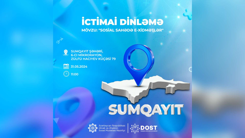 Sumqayıtda elektron xidmətlərə dair tədbir olacaq