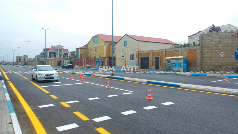 Coratda zolaqlama işləri aparılıb