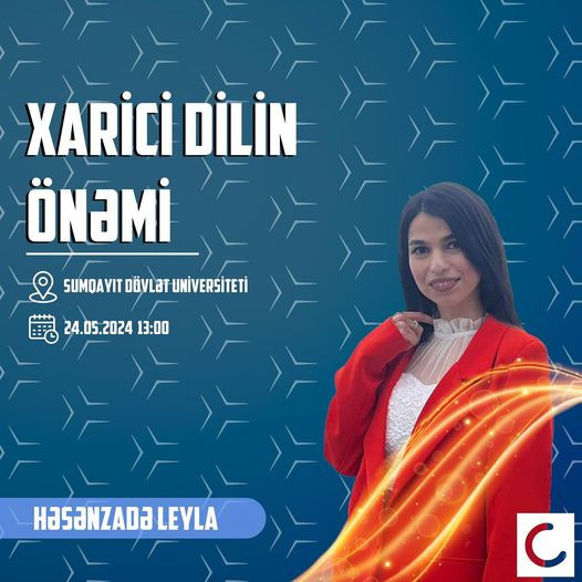 Sumqayıt Dövlət Universitetində “Xarici dilin önəmi“ adlı təlim keçiriləcək